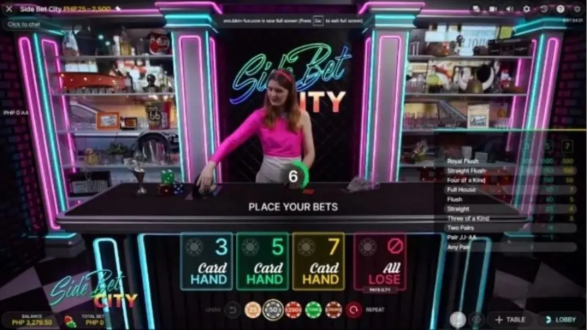 Side Bet City- Game 1 - alibaba668