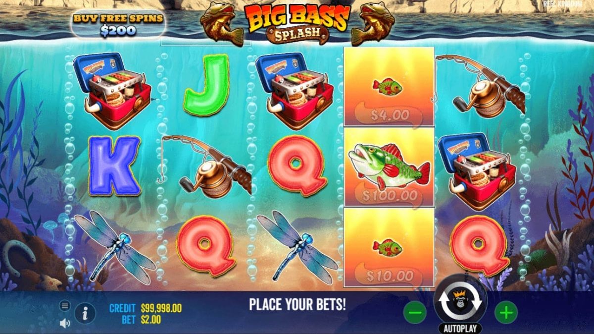 Big Bass Splash Slot - Interface - alibaba668